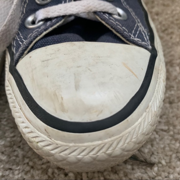 Navy Blue Low-top Converse - Picture 7 of 7